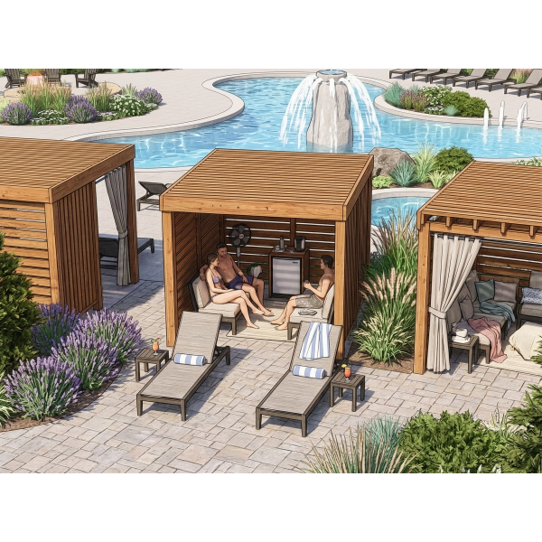 Half-Day Cabana Rental